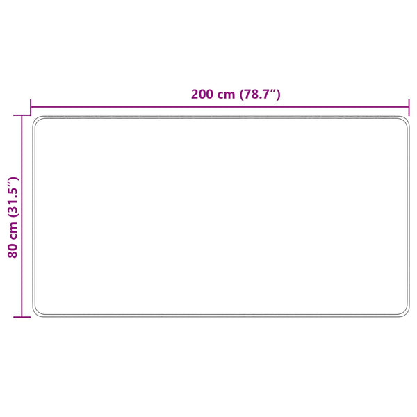 Mattojuoksija MARSA Monivärinen 80 x 200 cm Polyesteri ja PVC