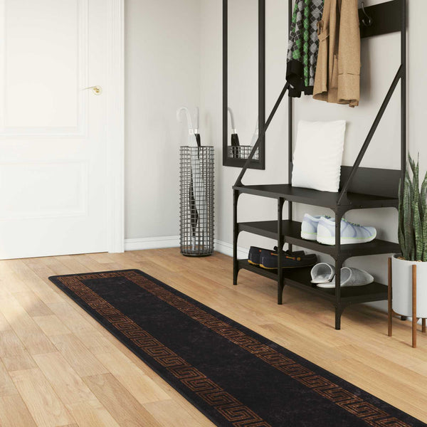 Mattojuoksija MARSA Musta 50 x 300 cm Polyesteri ja PVC