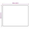 Mattojuoksija MARSA Musta 80 x 100 cm Polyesteri ja PVC
