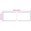 Mattojuoksija MARSA Musta 80 x 350 cm Polyesteri ja PVC