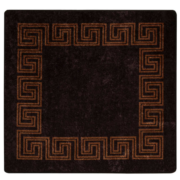 Mattojuoksija MARSA Musta 100 x 100 cm Polyesteri ja PVC