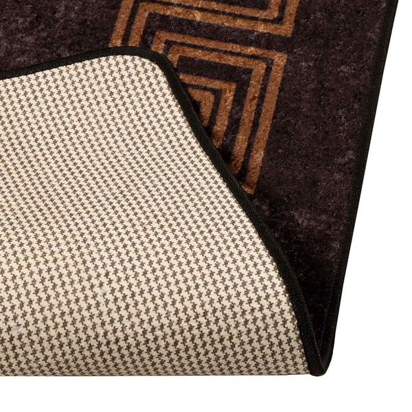 Mattojuoksija MARSA Musta 100 x 150 cm Polyesteri ja PVC