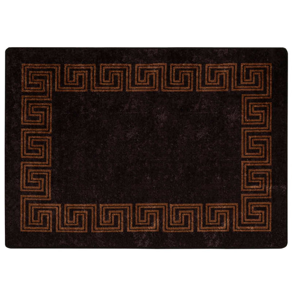 Mattojuoksija MARSA Musta 100 x 150 cm Polyesteri ja PVC