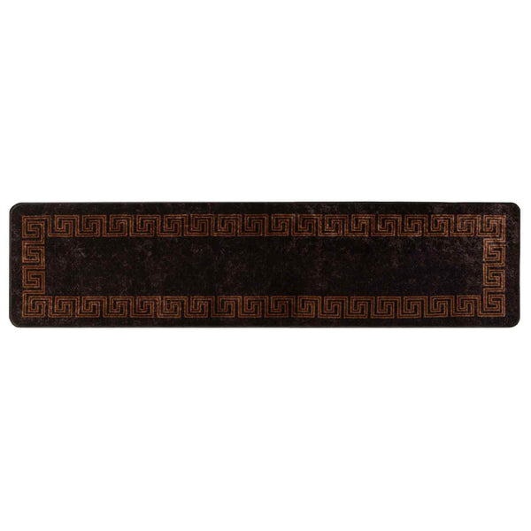 Mattojuoksija MARSA Musta 100 x 450 cm Polyesteri ja PVC
