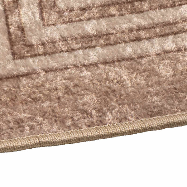 Mattojuoksija MARSA Beige ja kulta 100 x 100 cm