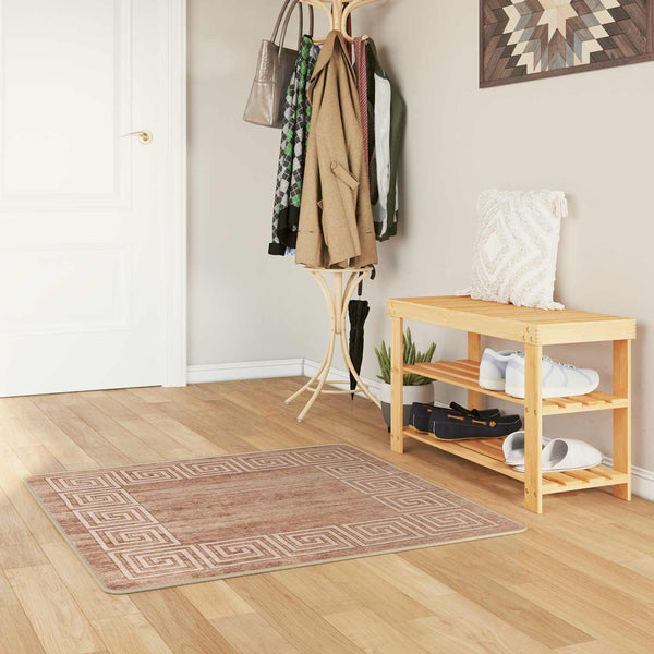 Mattojuoksija MARSA Beige ja kulta 100 x 100 cm