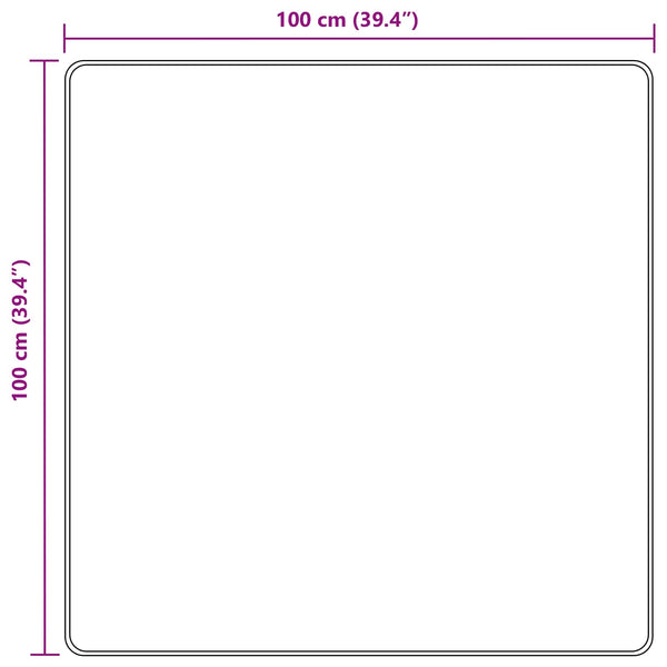 Mattojuoksija MARSA Beige ja kulta 100 x 100 cm