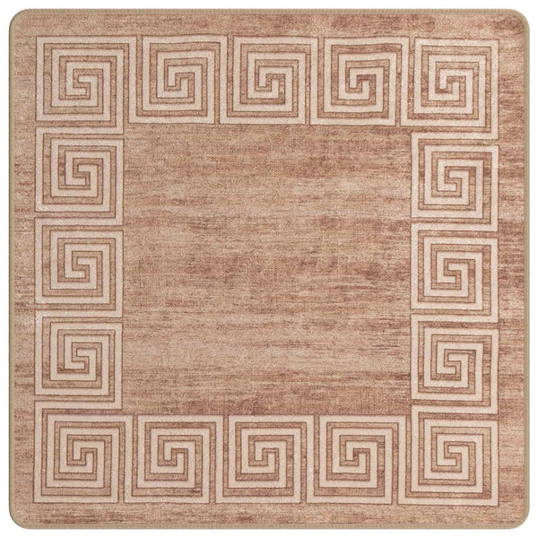 Mattojuoksija MARSA Beige ja kulta 100 x 100 cm