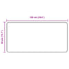 Mattojuoksija MARSA Beige ja musta 50 x 100 cm