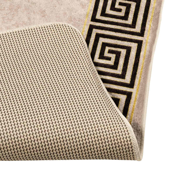 Mattojuoksija MARSA Beige ja musta 80 x 100 cm
