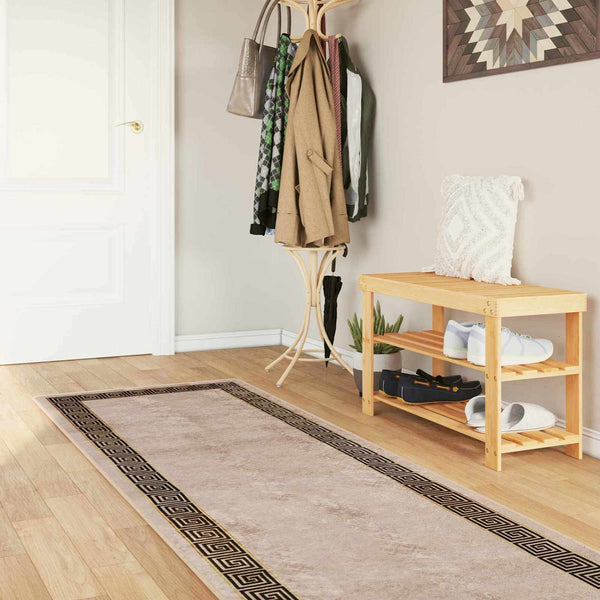 Mattojuoksija MARSA Beige ja musta 80 x 450 cm