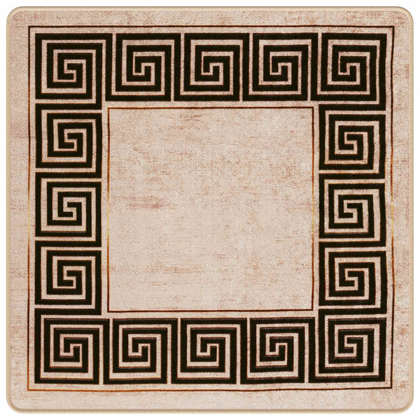 Mattojuoksija MARSA Beige ja musta 100 x 100 cm