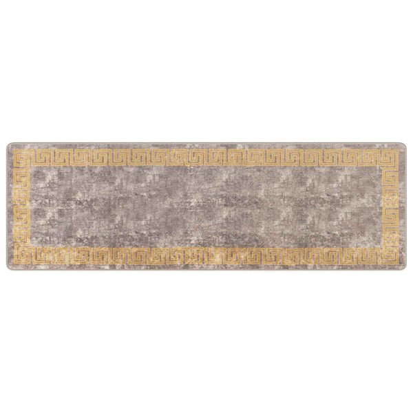 Mattojuoksija MARSA Harmaa ja kulta 80 x 250 cm