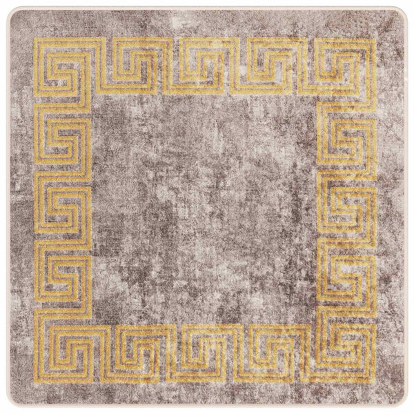 Mattojuoksija MARSA Harmaa ja kulta 100 x 100 cm