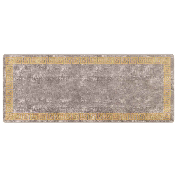 Mattojuoksija MARSA Harmaa ja kulta 100 x 250 cm