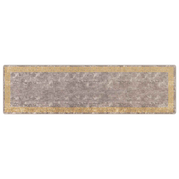 Mattojuoksija MARSA Harmaa ja kulta 100 x 350 cm