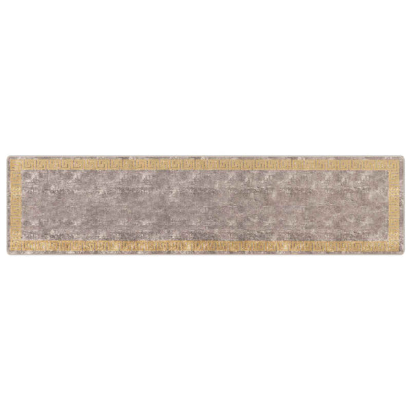 Mattojuoksija MARSA Harmaa ja kulta 100 x 400 cm