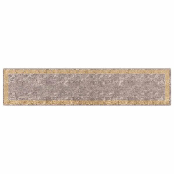 Mattojuoksija MARSA Harmaa ja kulta 100 x 450 cm