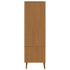 Vaatekaappi MOLDE Karamelli 90 x 55 x 175 cm Täysi mänty