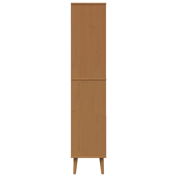 Kirjahylly MOLDE 85 x 35 x 170,5 cm Täysi mänty Karamelli