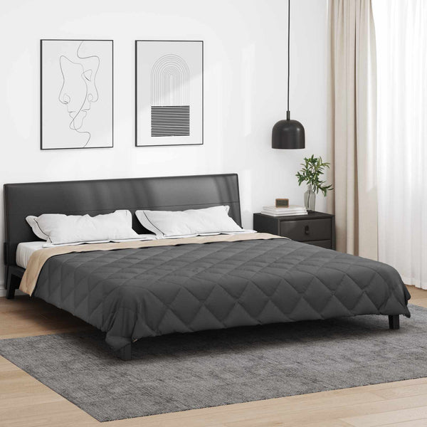 Kesäpeitto 220 x 260 cm Kesä 200 g/m² Antrasiitti ja taupe