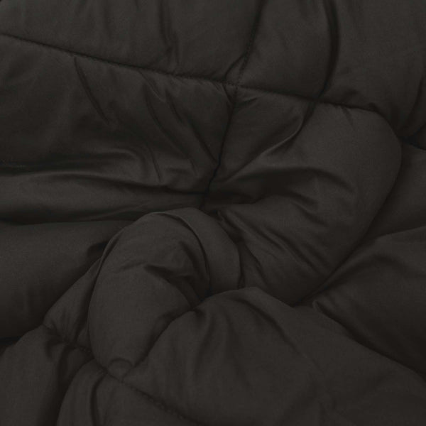 Kesäpeitto 200 x 155 cm Kesä 200 g/m² Mustaa ja taupe