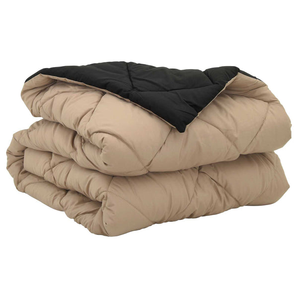 Kesäpeitto 220 x 135 cm Kesä 200 g/m² Mustaa ja taupe