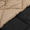Kesäpeitto 220 x 155 cm Kesä 200 g/m² Mustaa ja taupe