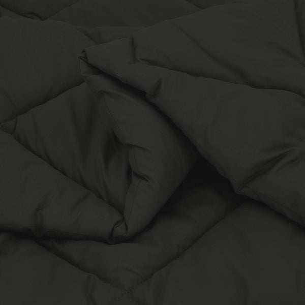 Koko Vuoden Peitto Musta 200 x 220 cm Mikrokuitu