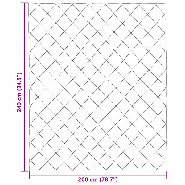 Talvityyny 200 x 240 cm 450 gsm Mikrokuitu (100% polyesteri)