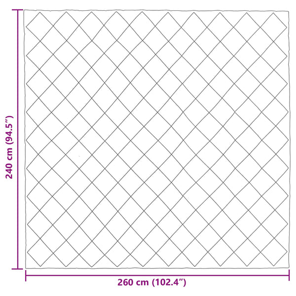 Talvityyny 240 x 260 cm 450 gsm Mikrokuitu (100% polyesteri)