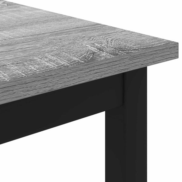 Sohvapöytä Harmaa Sonoma 80 x 80 x 45 cm Tekninen puu