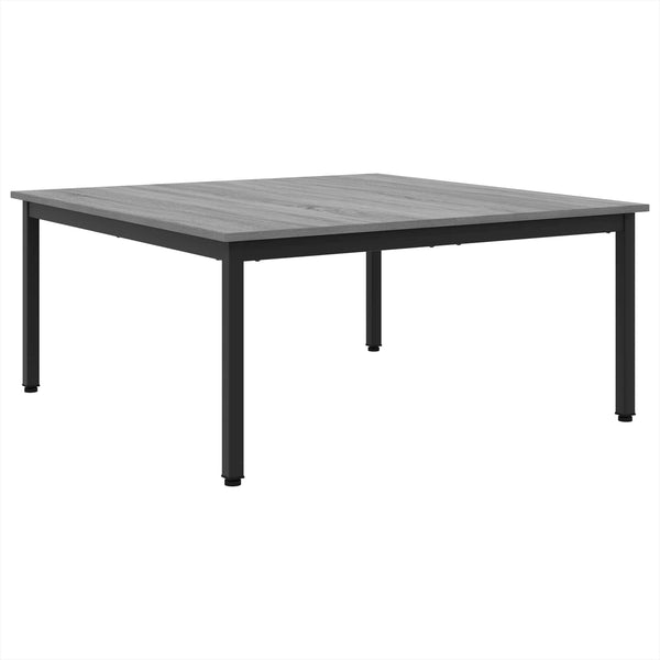 Sohvapöytä Harmaa Sonoma 100 x 100 x 45 cm Tekninen puu