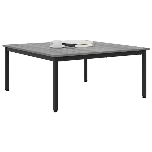Sohvapöytä Harmaa Sonoma 100 x 100 x 45 cm Tekninen puu