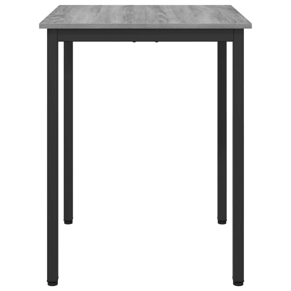 Ruokapöydät 60 x 60 x 75 cm Tekninen puu Harmaa Sonoma Neliö