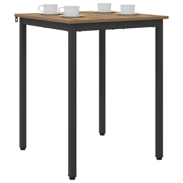 Ruokapöydät 60 x 60 x 75 cm Tekninen puu Artisaanitammi Neliö