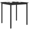 Ruokapöydät 70 x 70 x 75 cm Tekninen puu Musta tammi Neliö