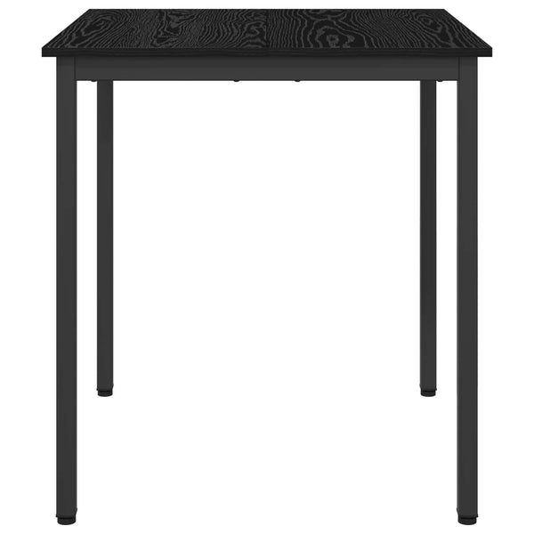 Ruokapöydät 70 x 70 x 75 cm Tekninen puu Musta tammi Neliö