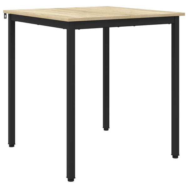 Ruokapöydät 70 x 70 x 75 cm Tekninen puu Sonoma-tammi Neliö
