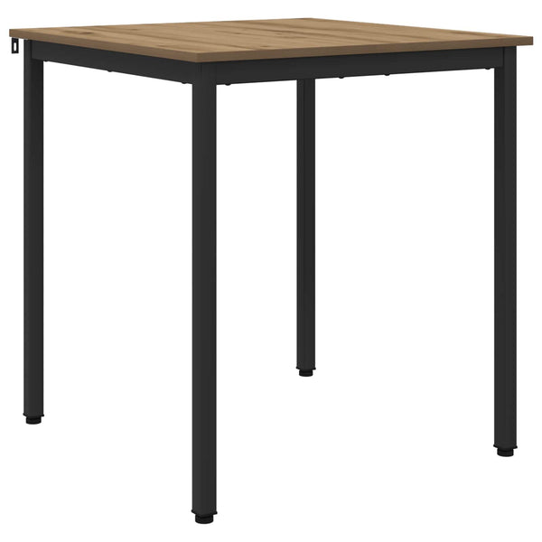 Ruokapöydät 70 x 70 x 75 cm Tekninen puu Artisaanitammi Neliö