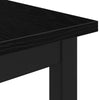 Ruokapöydät 80 x 80 x 75 cm Tekninen puu Musta tammi Neliö