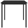 Ruokapöydät 80 x 80 x 75 cm Tekninen puu Musta tammi Neliö