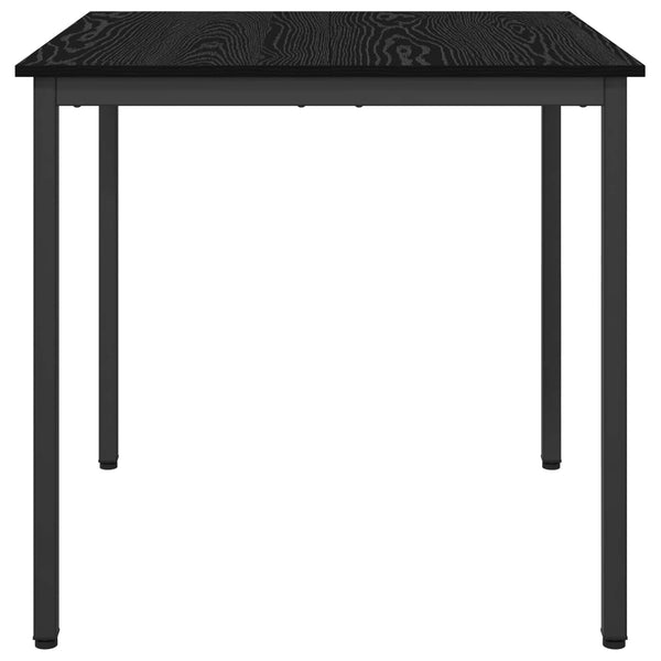 Ruokapöydät 80 x 80 x 75 cm Tekninen puu Musta tammi Neliö