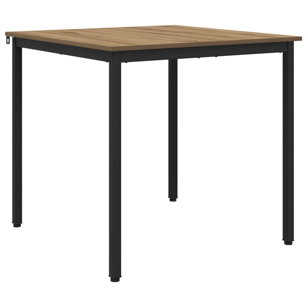Ruokapöydät 80 x 80 x 75 cm Tekninen puu Artisaanitammi Neliö