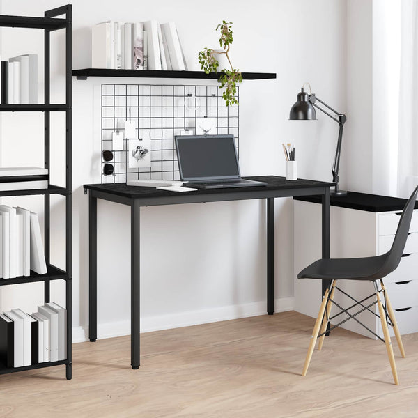 Ruokapöydät 110 x 55 x 75 cm Tekninen puu Musta tammi