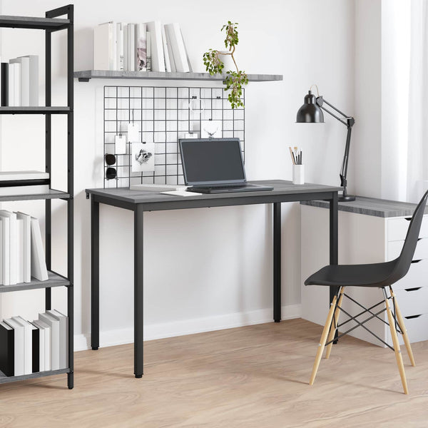 Ruokapöydät 110 x 55 x 75 cm Tekninen puu Harmaa Sonoma