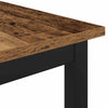 Ruokapöydät 110 x 55 x 75 cm Tekninen puu Vanha puu Suorakaide