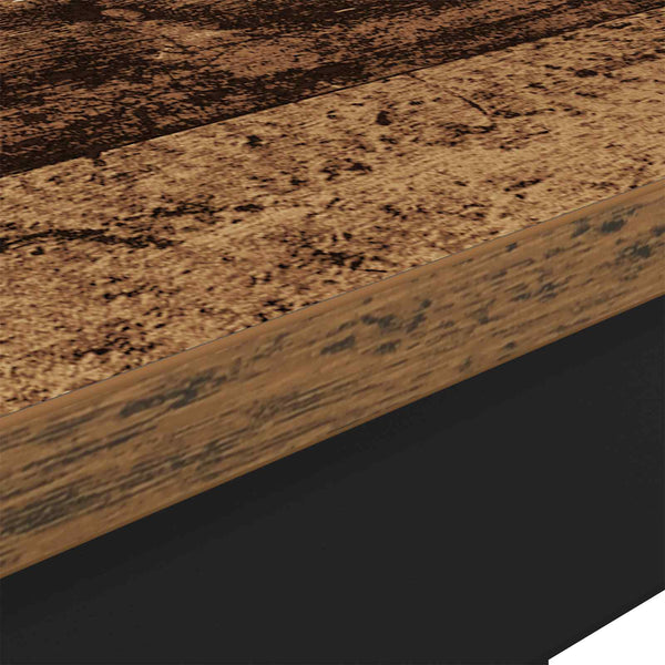 Ruokapöydät 110 x 55 x 75 cm Tekninen puu Vanha puu Suorakaide