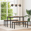 Ruokapöydät 110 x 55 x 75 cm Tekninen puu Vanha puu Suorakaide