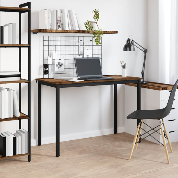 Ruokapöydät 110 x 55 x 75 cm Tekninen puu Vanha puu Suorakaide